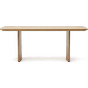 Jídelní stůl v dekoru dubu v přírodní barvě 100x200 cm Litto – Kave Home obraz