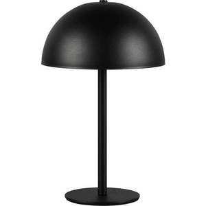 Matně černá LED stolní lampa s kovovým stínidlem (výška 21 cm) Munoz – Trio obraz