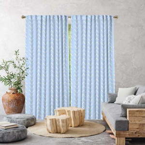 Modrý závěs 260x140 cm - Cipcici obraz