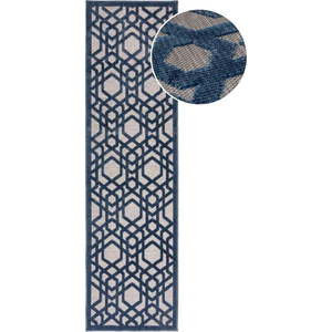 Modrý venkovní koberec 230x66 cm Oro - Flair Rugs obraz