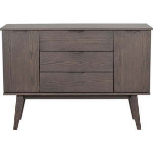 Hnědá nízká komoda v dekoru dubu 122x85 cm Filippa – Rowico obraz