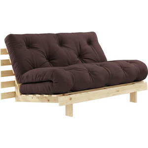Hnědá rozkládací pohovka 140 cm Roots - Karup Design obraz