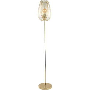 Stojací lampa ve zlaté barvě Leitmotiv Lucid, výška 150 cm obraz