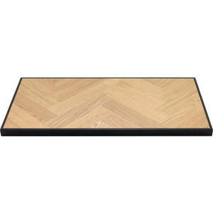 Přídavná deska k jídelnímu stolu v dekoru dubu 45x90 cm Calvi – Unique Furniture obraz