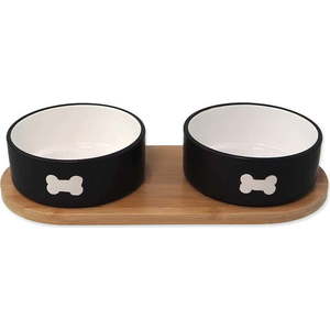Keramický set misek s podstavcem pro psa ø 13 cm Dog Fantasy – Plaček Pet Products obraz