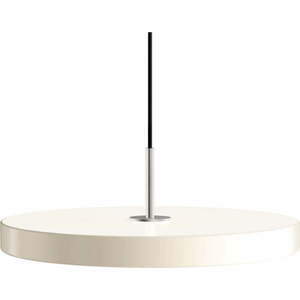 Krémové LED stmívatelné závěsné svítidlo s kovovým stínidlem ø 43 cm Asteria Plus Medium – UMAGE obraz