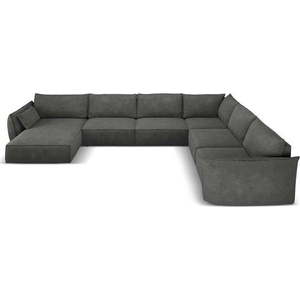 Šedá rohová pohovka (pravý roh) Vanda – Mazzini Sofas obraz