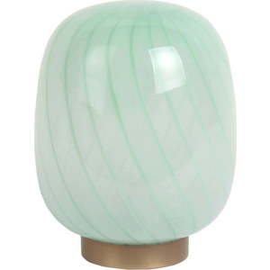 Světle zelená stolní lampa se skleněným stínidlem (výška 20 cm) Summer Globe – Leitmotiv obraz