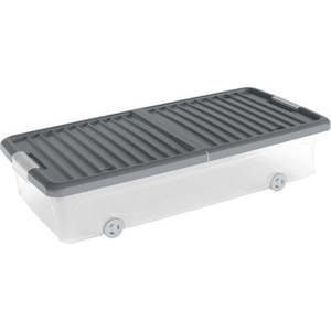 Plastový úložný box pod postel s víkem 74x37x16, 5 cm W box underbed L – KIS obraz