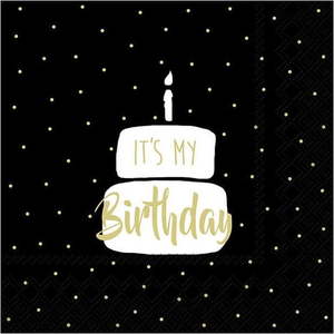 Papírové ubrousky v sadě 20 ks It's My Birthday - IHR obraz