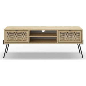 TV stolek v dekoru dubu v přírodní barvě 140x51 cm Ecrin – Marckeric obraz