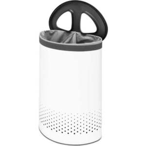 Bílý kovový koš na prádlo 55 l Selector – Brabantia obraz