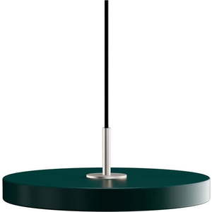 Tmavě zelené LED závěsné svítidlo s kovovým stínidlem ø 31 cm Asteria Mini – UMAGE obraz