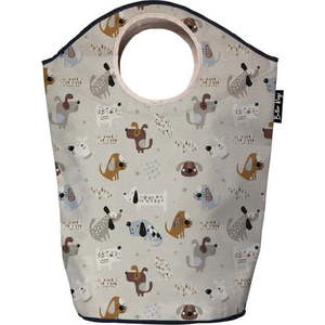 Béžový látkový dětský koš na hračky 57x26x70 cm Woof Woof – Butter Kings obraz
