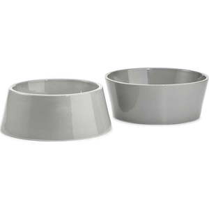 Porcelánové misky v sadě 2 ks ø 21 cm Doppio Concrete M/L – MiaCara obraz