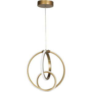 Kovové LED závěsné svítidlo v bronzové barvě ø 28, 5 cm Neo – Squid Lighting obraz