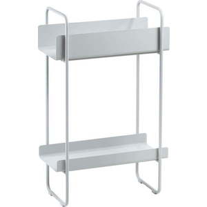 Světle šedý kovový konzolový stolek 24x48 cm A-Console – Zone obraz