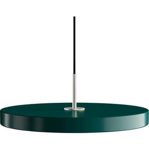 Tmavě zelené LED závěsné svítidlo s kovovým stínidlem ø 43 cm Asteria Medium – UMAGE obraz
