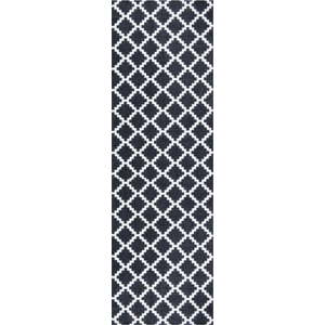 Černo-bílý běhoun Zala Living Elegance, 50 x 150 cm obraz