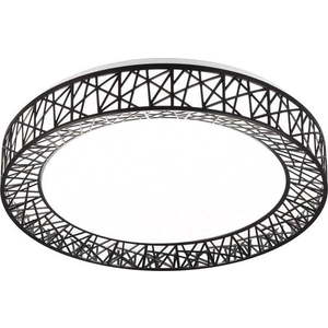 Černé LED stropní svítidlo ø 48 cm Cluster – Trio obraz