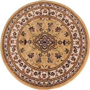 Béžový kulatý koberec ø 133 cm Sherbone – Flair Rugs obraz