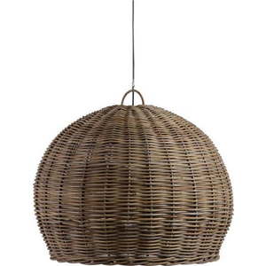 Přírodní závěsná lampa z ratanu WOOOD Mooze, ø 80 cm obraz