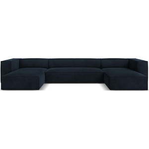 Tmavě modrá rohová pohovka (do "U") Madame – Windsor & Co Sofas obraz