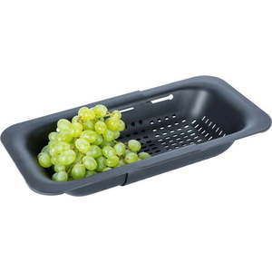 Černý rozšířitelný cedník Wenko Black Outdoor Kitchen Sivo obraz