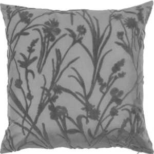 Šedý dekorativní polštář Tiseco Home Studio Iris, 45 x 45 cm obraz
