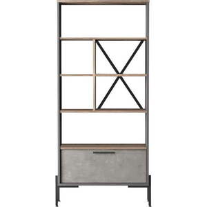 Šedá knihovna 75, 5x161 cm Magda – Kalune Design obraz