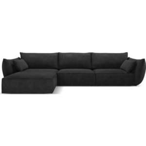 Tmavě šedá rohová pohovka (levý roh) Vanda – Mazzini Sofas obraz