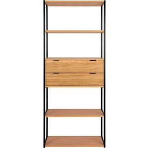 Knihovna v dekoru jasanu v přírodní barvě 84, 5x200 cm Minato – House Nordic obraz