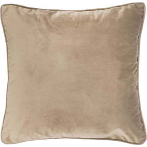 Světle béžový polštář Tiseco Home Studio Velvet, 45 x 45 cm obraz