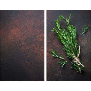 Kryty na sporák z tvrzeného skla v sadě 2 ks 52x30 cm Rosemary – Allstar obraz