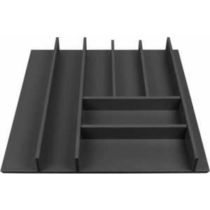 Černý příborník do zásuvky 48 x 47 cm Wood Line – Elletipi obraz