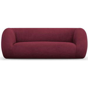 Vínová pohovka z textilie bouclé 210 cm Essen – Cosmopolitan Design obraz