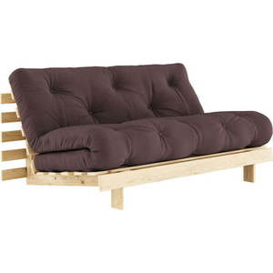 Hnědá rozkládací pohovka 160 cm Roots - Karup Design obraz