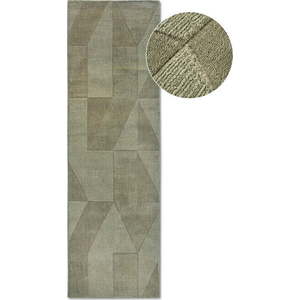 Zelený ručně tkaný vlněný běhoun 80x250 cm Ursule – Villeroy&Boch obraz