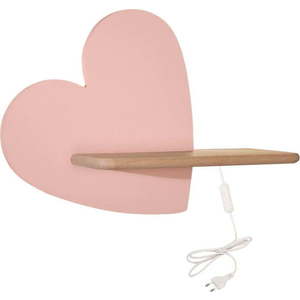Růžové dětské svítidlo Heart – Candellux Lighting obraz