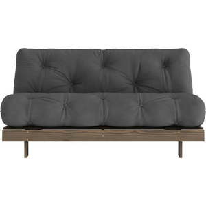 Černá rozkládací pohovka 160 cm Roots – Karup Design obraz