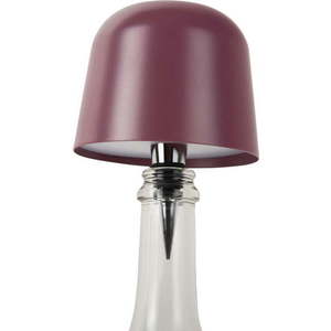 LED stolní lampa růžovofialová na lahev s kovovým stínidlem (výška 13 cm) Cone Hat LED – Leitmotiv obraz