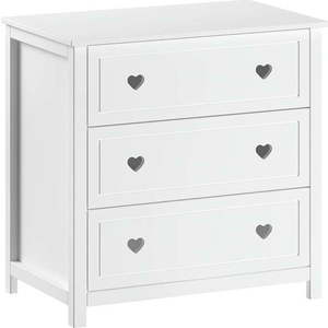 Bílá dětská komoda 90x89x57 cm Amori – Vipack obraz