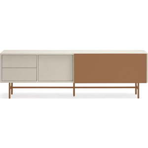 TV stolek v béžovo-cihlové barvě 180x56 cm Nube – Teulat obraz