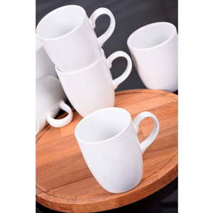 Sada 6 bílých keramických hrnků My Ceramic obraz