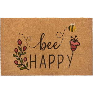 Rohožka z kokosového vlákna 75x45 cm Bee Happy - Hanse Home obraz