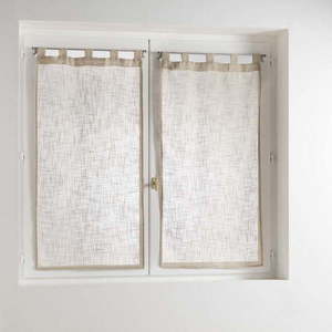 Hnědé záclony v sadě 2 ks 60x90 cm Haltona – douceur d'intérieur obraz