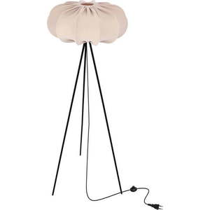 Béžová stojací lampa s textilním stínidlem (výška 147 cm) Cafee – Candellux Lighting obraz