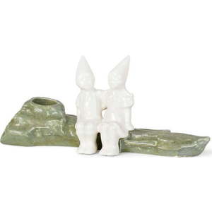 Vánoční kameninový svícen Kähler Design Christmas Tales, délka 19 cm obraz