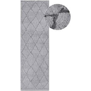Šedý běhoun 80x240 cm Perrotin Light Grey – Elle Decoration obraz