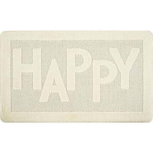 Krémová koupelnová předložka 60x100 cm Happy – Foutastic obraz